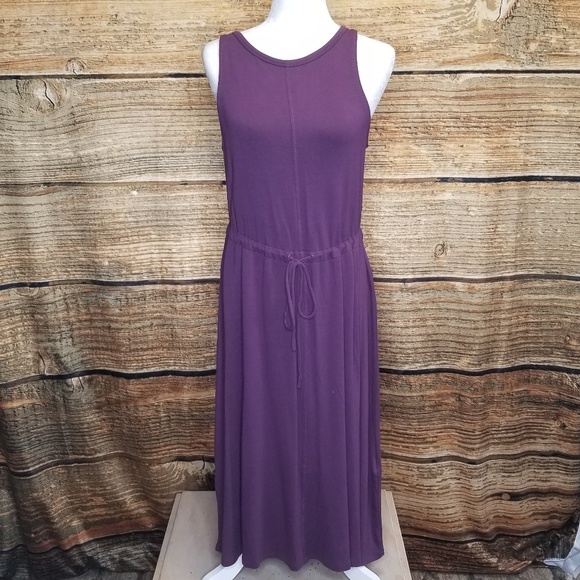 The Limited Dresses & Skirts - The Limited French Terry Purple Hi Lo Dress Med